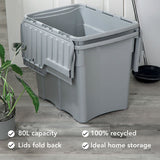 Wham croc box 80 litre storage box 2 pack, imported from the UK