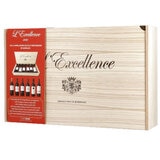 Bordeaux Red Wine Wooden Gift Box 6 x 75cl