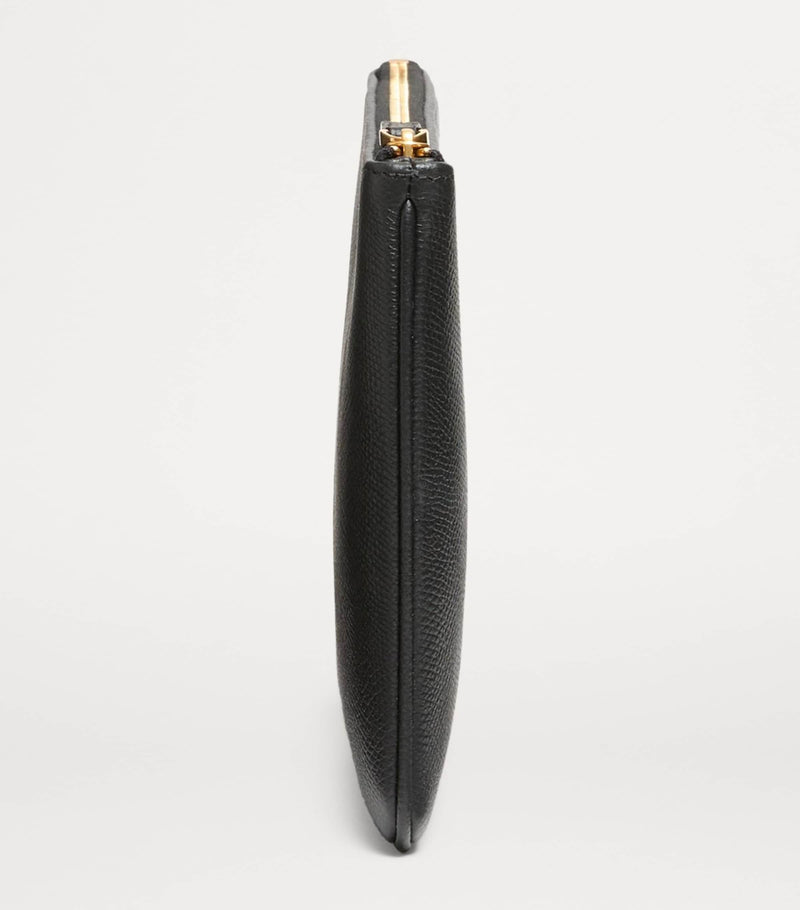 Valentino Garavani leather VLogo Signature pouch medium (British brand)