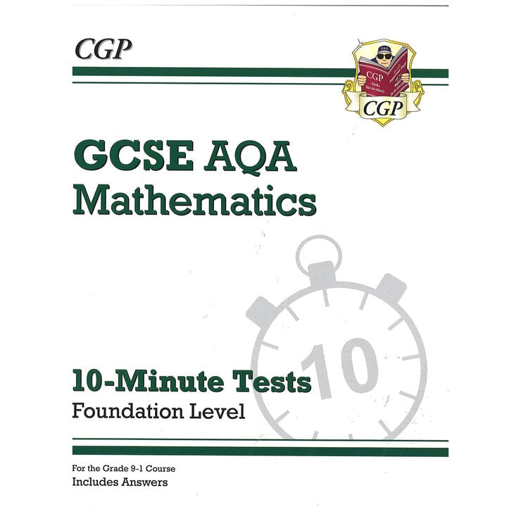 CGP GCSE Maths AQA Foundation book pack 3 books, UK version