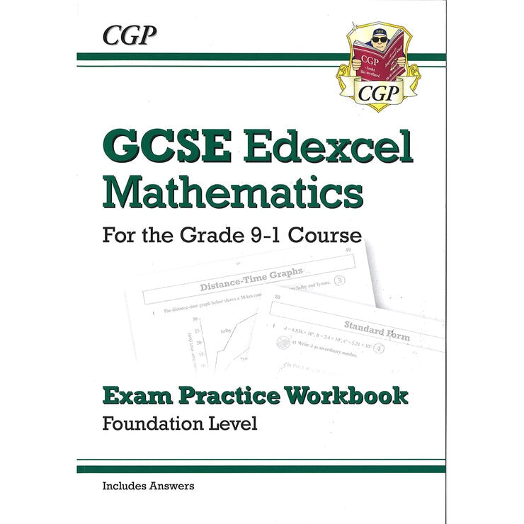 CGP GCSE Maths Foundation pack 3 books, UK version
