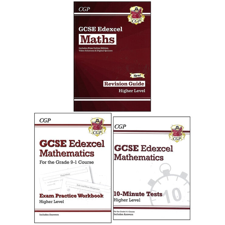 CGP GCSE books pack 3-book set (British brand)