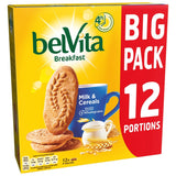 BelVita milk and cereals breakfast biscuits 2 x 12 pack - British product