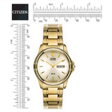 Citizen Eco-Drive gold-plated men's watch 40mm - British product