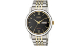 Argos Citizen Eco-Drive Men's Two-Tone Stainless Steel Watch- Buy online at McGrocer