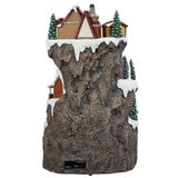 Animated ski mountain decoration 50cm - British product