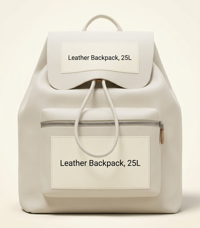 Burberry leather check-embossed backpack (British brand)