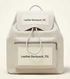 Burberry leather check-embossed backpack (British brand)