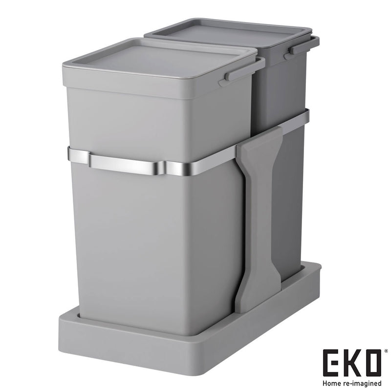 EKO Deco Duo pull out recycling bin 20+15L - British product