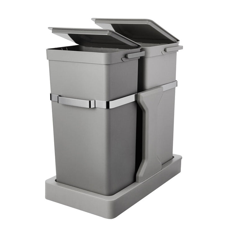 EKO Deco Duo pull out recycling bin 20+15L - British product