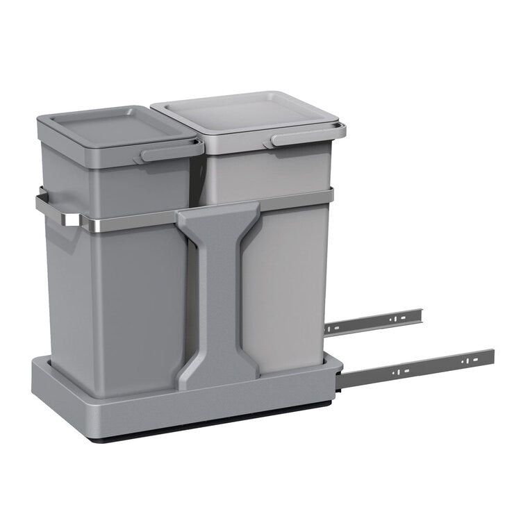 EKO Deco Duo pull out recycling bin 20+15L - British product