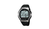 Casio Wave Ceptor LCD digital watch with black resin strap, imported from the UK