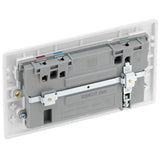 Masterplug double USB socket pack of 2 (British brand)
