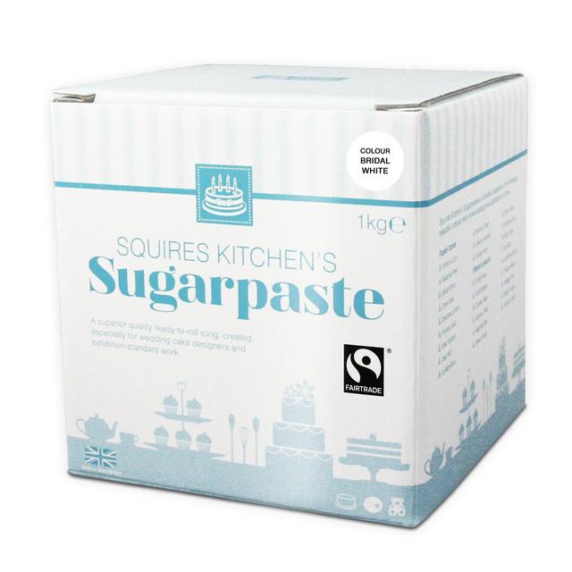 Squires Kitchen White Fairtrade Sugarpaste Ready to Roll Icing 1kg GOODS M&S