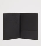 Emporio Armani grained leather passport holder - British product