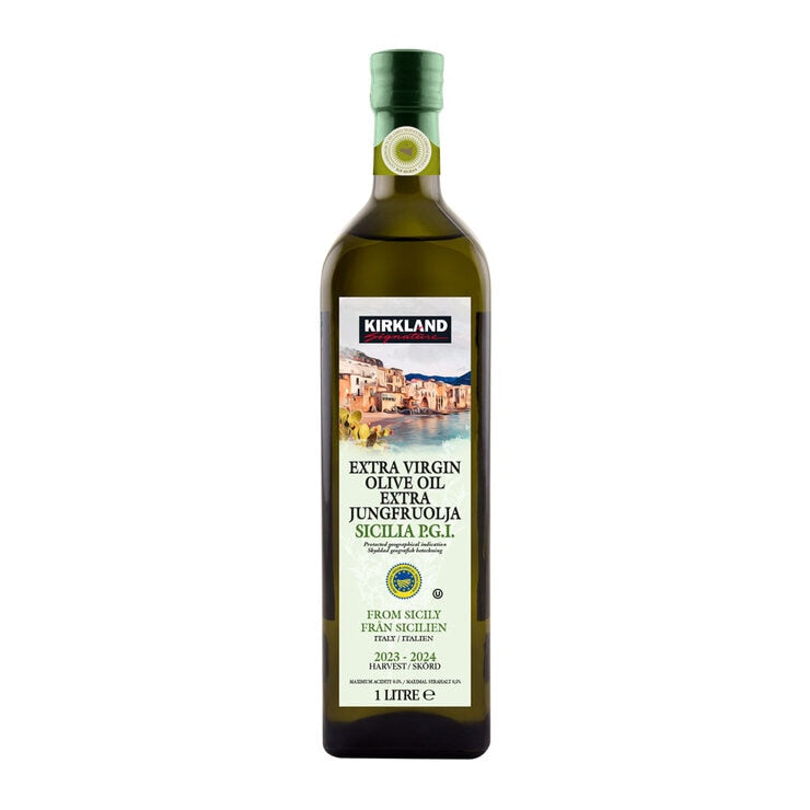 Kirkland Signature Olive Oil Extra Virgin 1L, UK version