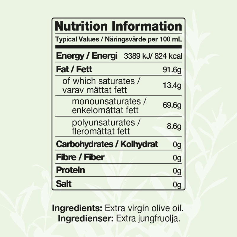 Kirkland Signature Olive Oil Extra Virgin 1L, UK version