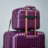 Rock Selene 4 piece purple luggage set, imported from the UK
