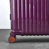 Rock Selene 4 piece purple luggage set, imported from the UK