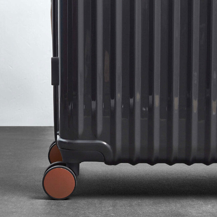 Rock Selene hardside luggage set in charcoal - British product