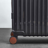 Rock Selene hardside luggage set in charcoal - British product