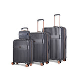 Costco UK Rock Selene 4 Piece Hardside Luggage Set in Charcoal- Buy online at McGrocer
