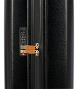 Harrods Cabin Suitcase with Spinner Wheels and Leather Trims, 55cm- Buy online at McGrocer