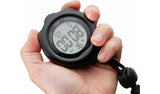Peers Hardy kids black sports stopwatch 60mm, UK version
