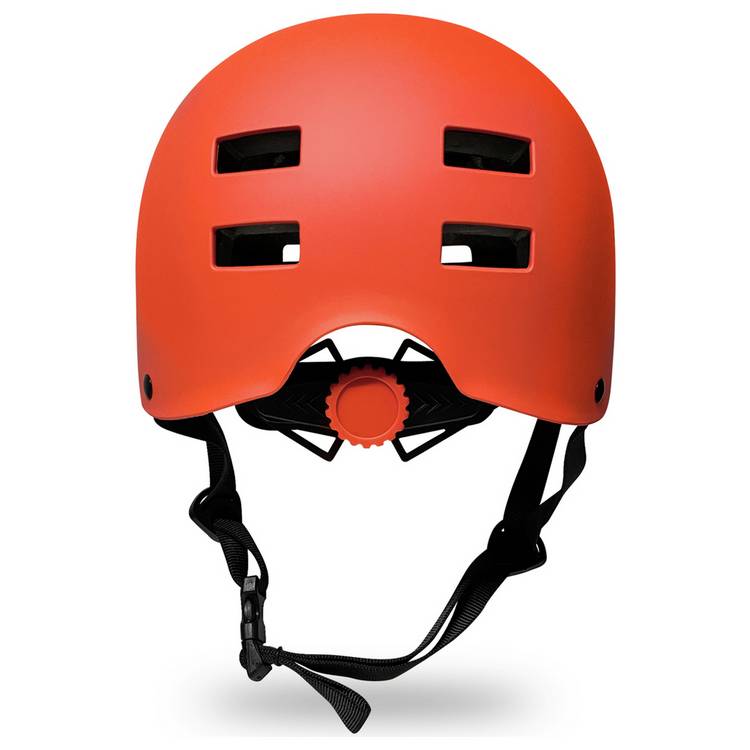 Cross BMX bike helmet in orange for 54-58cm head circumference, UK version