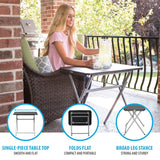 Lifetime black commercial table 30-inch, UK version