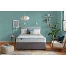 Silentnight Kingsize Divan Bed Set with Mattress - Grey (British brand)