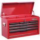 Hilka 6 drawer steel tool chest with lockable design, 11kg, UK version