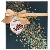 Gudrun assorted chocolate box with milk, dark, and white chocolate 530g, UK version