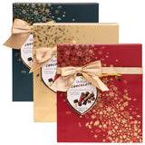 Gudrun assorted chocolate box with milk, dark, and white chocolate 530g, UK version
