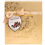 Gudrun assorted chocolate box with milk, dark, and white chocolate 530g, UK version