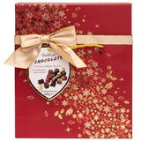 Gudrun assorted chocolate box with milk, dark, and white chocolate 530g, UK version