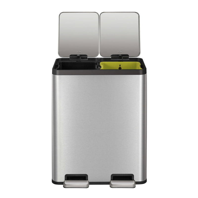 EKO Ecocasa 60L stainless steel recycling bin, imported from the UK