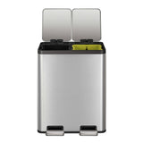 EKO Ecocasa 60L stainless steel recycling bin, imported from the UK