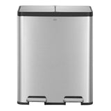 EKO Ecocasa 60L stainless steel recycling bin, imported from the UK