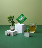 Kusmi Organic Spearmint Green Tea Leaves 40g Pack, UK version