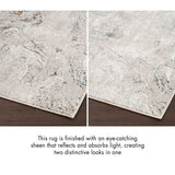 Nourison Glitz Grey Area Rug - British product