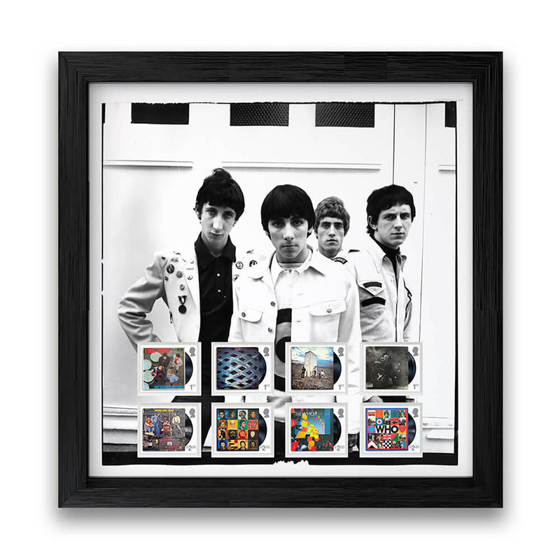 Royal Mail The Who framed stamp set 31.4cm (British brand)