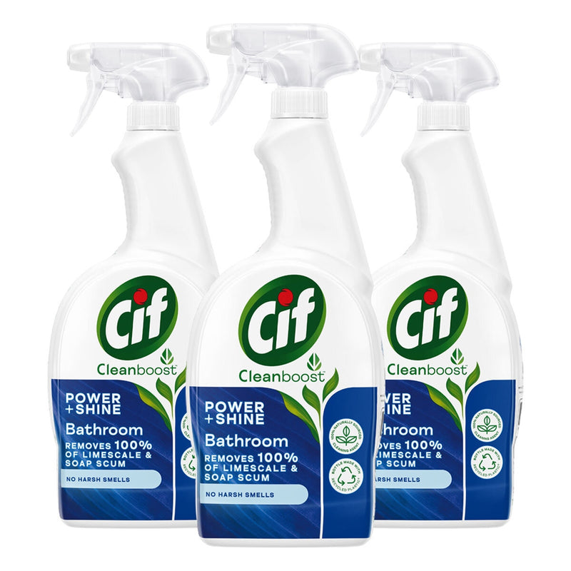 Cif Power & Shine Bathroom Spray 3 x 700ml - British product