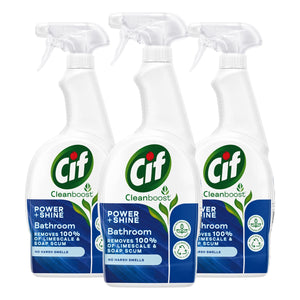 Cif Power & Shine baderomsrengjøringsspray 3 x 700 ml