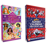 Disney Princess and Marvel Spider-Man 24-book advent calendar - British product