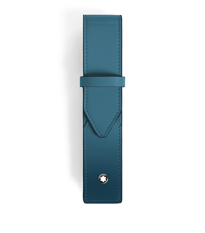 Montblanc leather pen pouch ombré colourway, imported from the UK