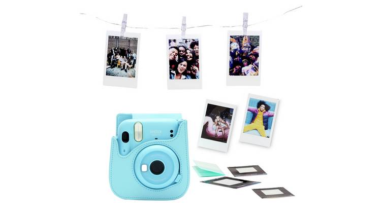 instax Mini 11 instant camera bundle Sky Blue, imported from the UK