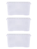 Wham clear storage boxes 60L, imported from the UK