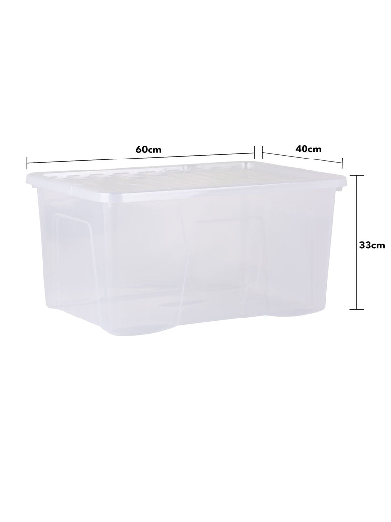 Wham clear storage boxes 60L, imported from the UK