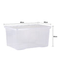 Wham clear storage boxes 60L, imported from the UK